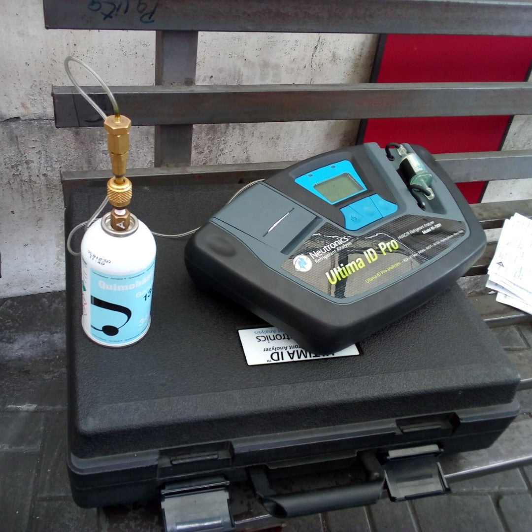 Análisis de Pureza de Gas Refrigerante con Identificador Portátil